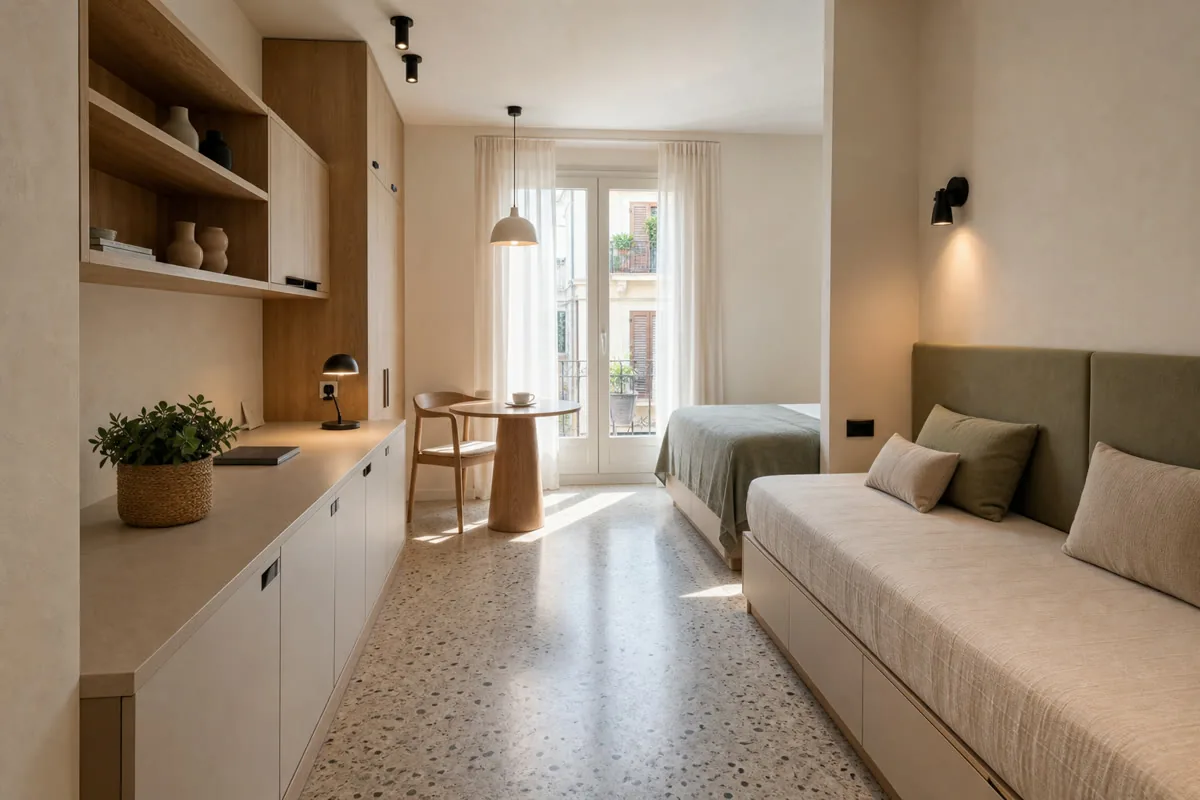 Visualización orientativa de mobiliario a medida para hoteles en Fuengirola
